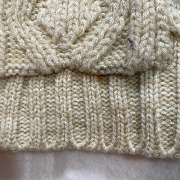 Thane Sweater Vest Button Up Tan Cream Womens Size L - Picture 10 of 13